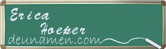 Erica Hoeper Visitenkarte